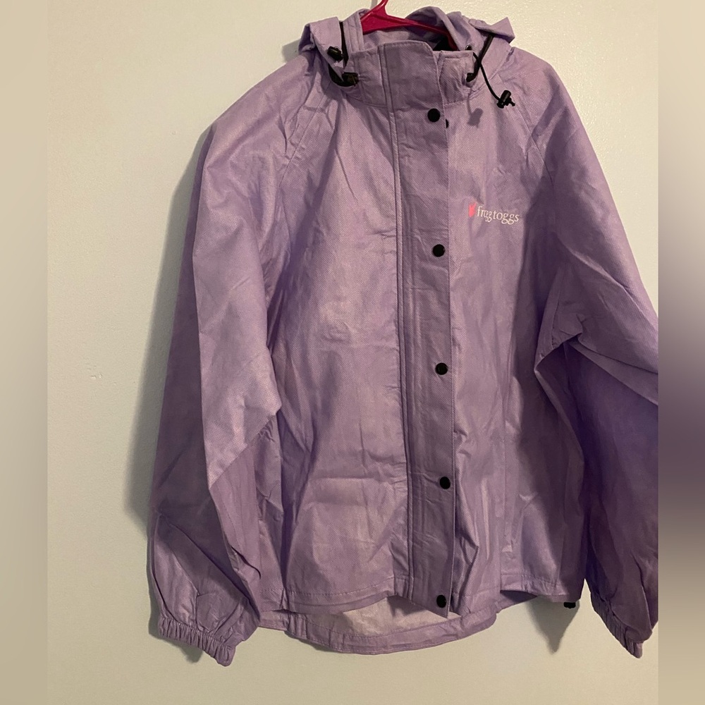 Frogg Toggs jacket Womens XL purple - Picture 2 of 7